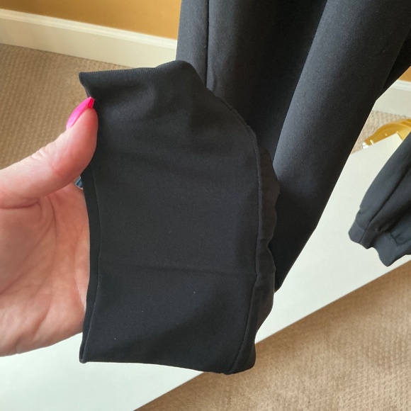 Norma Kamali Black Jogger Pants Size Large - Picture 4 of 5